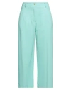 Vicolo Woman Pants Light Green Size M Polyester In Green