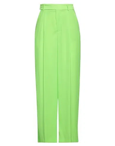 Vicolo Woman Pants Light Green Size S Polyester
