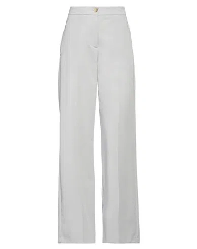 Vicolo Woman Pants Light Grey Size Xs Acetate, Viscose