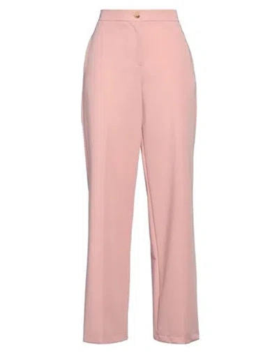 Vicolo Woman Pants Light Pink Size M Acetate, Viscose