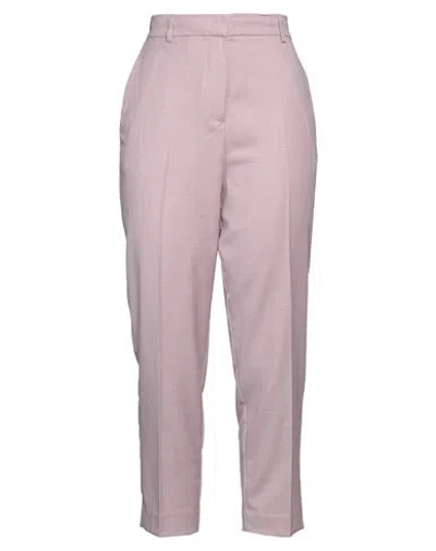 Vicolo Woman Pants Mauve Size Xs Polyester, Viscose, Elastane In Purple