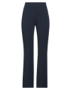 Vicolo Woman Pants Midnight Blue Size S Polyester, Elastane In Blue