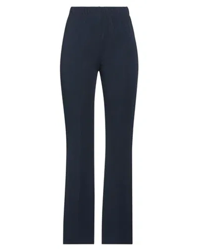 Vicolo Woman Pants Midnight Blue Size S Polyester, Elastane