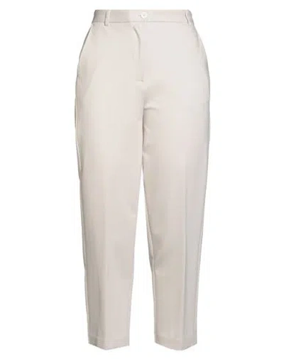 Vicolo Woman Pants Off White Size L Viscose, Polyamide, Elastane