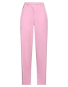 Vicolo Woman Pants Pink Size M Polyester, Elastane