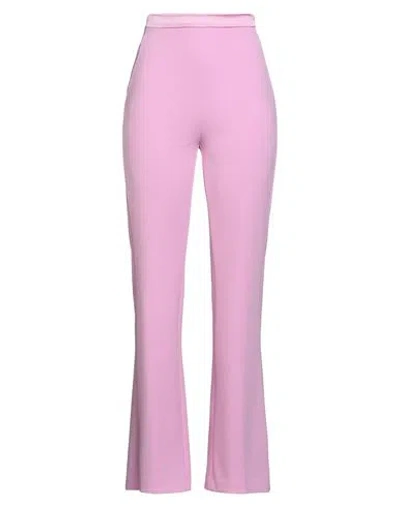Vicolo Woman Pants Pink Size S Polyester, Elastane