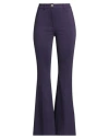 Vicolo Woman Pants Purple Size S Viscose, Polyamide, Elastane