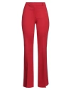 Vicolo Woman Pants Red Size M Viscose, Polyamide, Elastane