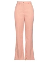 Vicolo Woman Pants Salmon Pink Size M Polyester In Pink