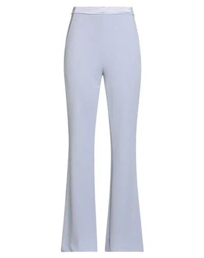 Vicolo Woman Pants Sky Blue Size S Polyester, Elastane