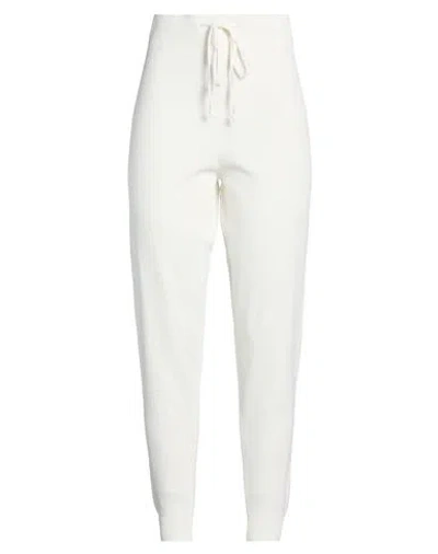 Vicolo Woman Pants White Size Onesize Viscose, Polyamide In Yellow