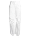 Vicolo Woman Pants White Size Xl Cotton, Elastane