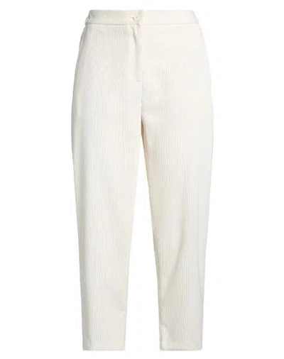 Vicolo Woman Pants White Size Xs Polyester, Polyamide, Elastane