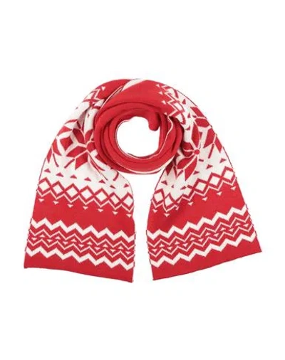 Vicolo Woman Scarf Red Size - Wool, Acrylic