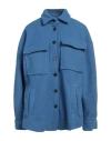 Vicolo Woman Shirt Azure Size M Polyester In Blue