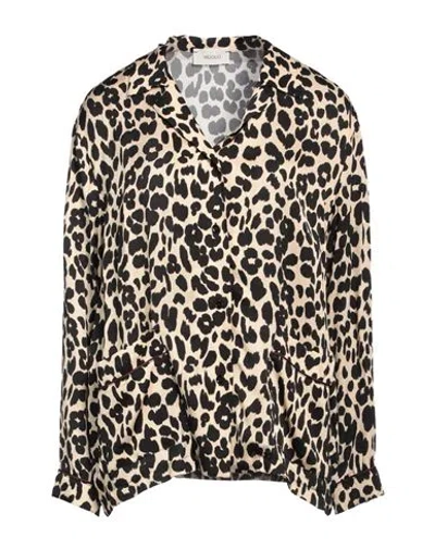 Vicolo Woman Shirt Beige Size M Viscose