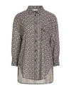Vicolo Woman Shirt Black Size M Cotton In Black