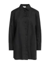 Vicolo Woman Shirt Black Size Onesize Cotton In Black