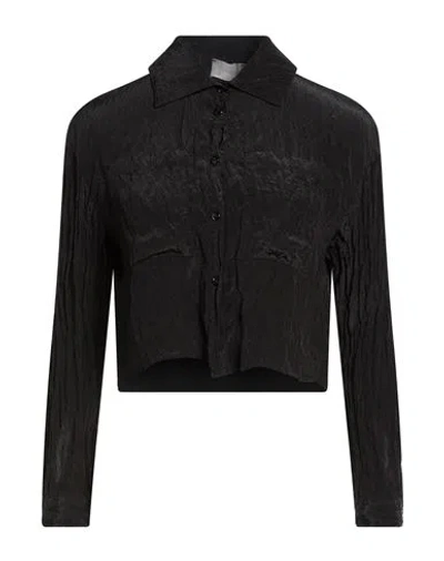 Vicolo Woman Shirt Black Size S Viscose, Nylon
