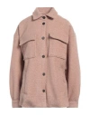 Vicolo Woman Shirt Camel Size M Polyester In Beige