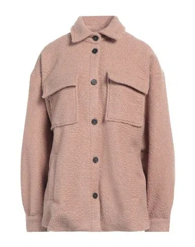 Vicolo Woman Shirt Camel Size M Polyester In Beige