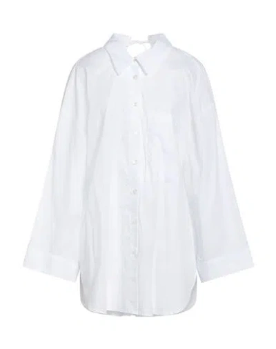 Vicolo Woman Shirt White Size Onesize Cotton