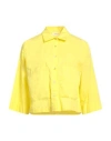 Vicolo Woman Shirt Yellow Size S Cotton In Yellow