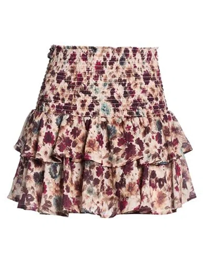 Vicolo Woman Shorts & Bermuda Shorts Beige Size M Viscose, Nylon In Multi