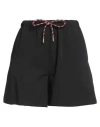 Vicolo Woman Shorts & Bermuda Shorts Black Size M Polyester, Viscose, Elastane