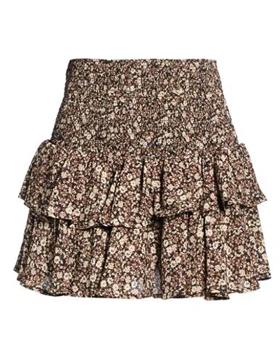 Vicolo Woman Shorts & Bermuda Shorts Brown Size M Viscose