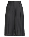 Vicolo Woman Shorts & Bermuda Shorts Charcoal Size M Polyester, Viscose, Elastane In Gray