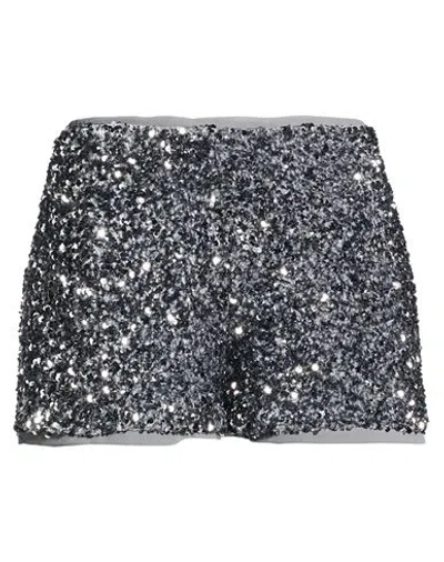 Vicolo Woman Shorts & Bermuda Shorts Grey Size M Polyester, Elastane In Gray