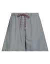 Vicolo Woman Shorts & Bermuda Shorts Grey Size S Polyester, Viscose, Elastane In Gray