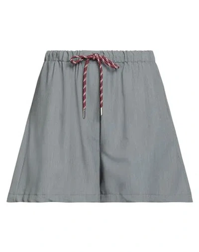 Vicolo Woman Shorts & Bermuda Shorts Grey Size S Polyester, Viscose, Elastane In Gray