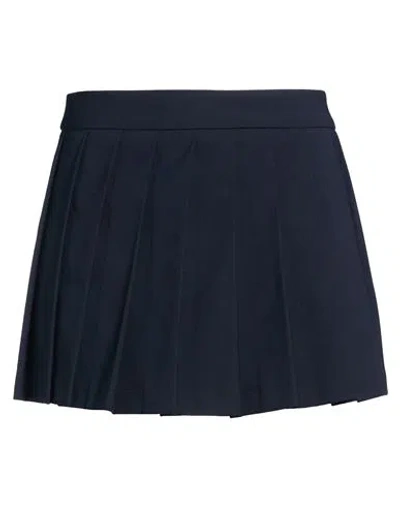 Vicolo Woman Shorts & Bermuda Shorts Midnight Blue Size M Polyester, Viscose, Elastane