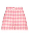 Vicolo Woman Shorts & Bermuda Shorts Pink Size Xs Cotton, Polyester In Pink
