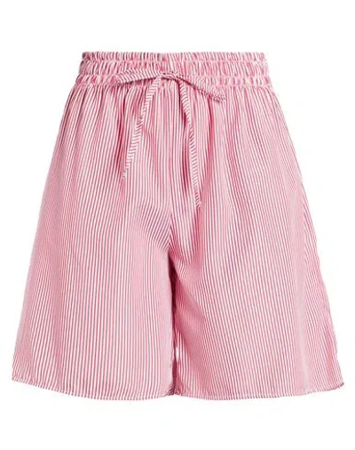 Vicolo Woman Shorts & Bermuda Shorts Red Size S Polyester, Cotton In Pink