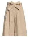 Vicolo Woman Shorts & Bermuda Shorts Sand Size Xs Cotton In Beige