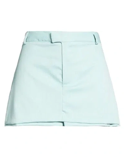 Vicolo Woman Shorts & Bermuda Shorts Sky Blue Size M Polyester, Elastane