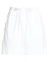 Vicolo Woman Shorts & Bermuda Shorts White Size S Cotton In White
