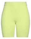 Vicolo Woman Shorts & Bermuda Shorts Yellow Size Onesize Viscose, Polyester In Yellow