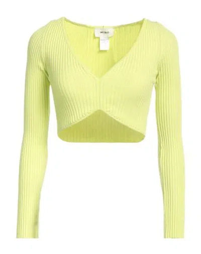Vicolo Woman Sweater Lime Green Size Onesize Viscose, Polyester