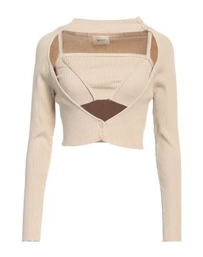 Vicolo Woman Sweater Beige Size Onesize Ecovero Viscose, Polyester