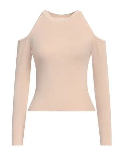 Vicolo Woman Sweater Beige Size Onesize Viscose, Polyester