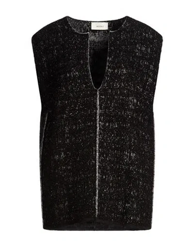 Vicolo Woman Sweater Black Size Onesize Polyacrylic, Polyester, Metallic Fiber, Viscose, Wool