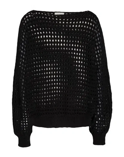 Vicolo Woman Sweater Black Size Onesize Polyester, Acrylic, Polyamide, Wool, Viscose