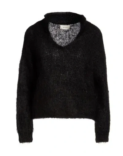 Vicolo Woman Sweater Black Size Onesize Superkid Mohair, Polyamide, Elastane