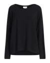 Vicolo Woman Sweater Black Size Onesize Viscose, Acrylic, Elastane