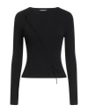 Vicolo Woman Sweater Black Size Onesize Viscose, Polyester