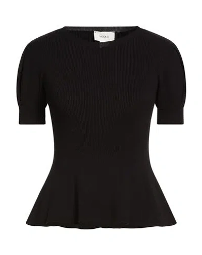 Vicolo Woman Sweater Black Size Onesize Viscose, Polyester